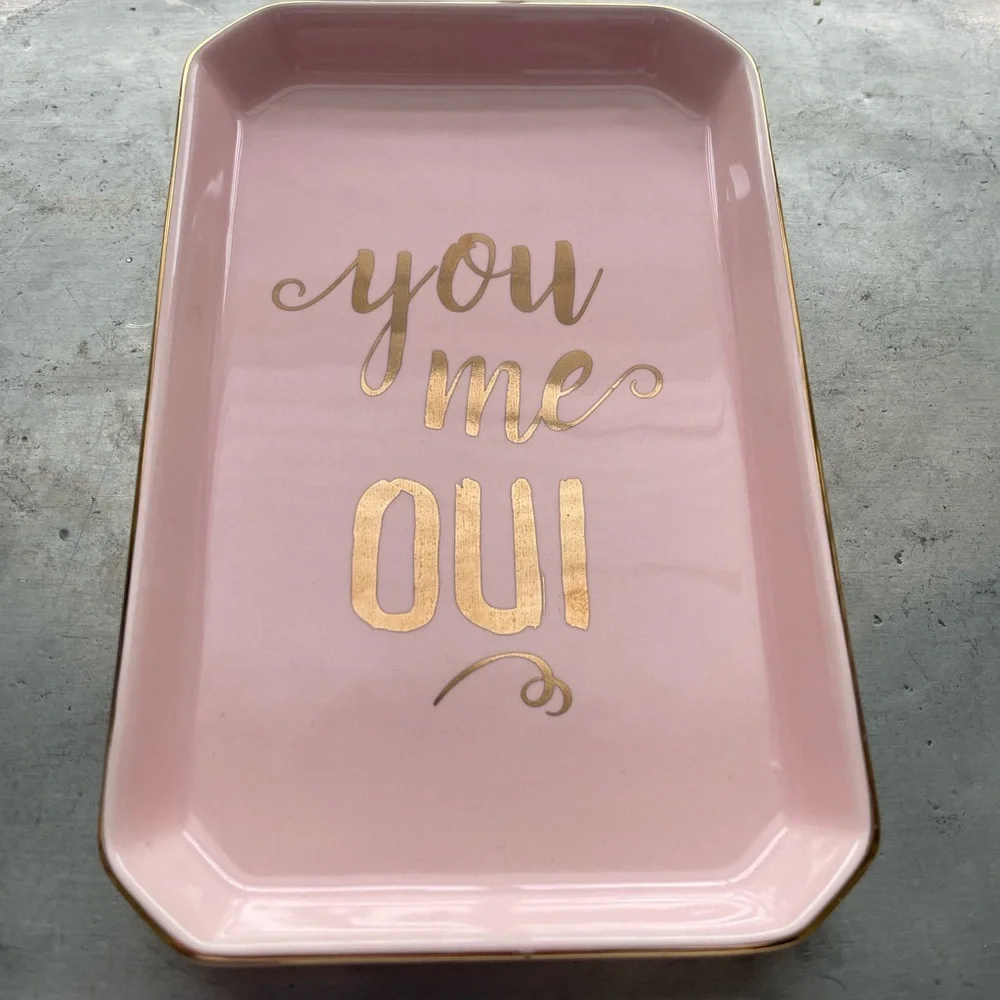 Pink Jewelry Tray